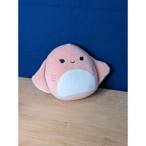 Squishmallows 5” Ludovica the Coral Stingray Tan Peach Pink Plush  KellyToy EUC
